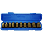 Trax - 10pc 1/2" Drive Short Imperial Impact Socket Set | AS-411SB