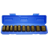 Trax - 10pc 1/2" Drive Short Metric Impact Socket Set | AS-411MB