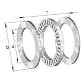 FAG Bearing - 81228M Thrust Roller Bearing 140mm Bore | 81228M_INA