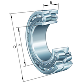 FAG Bearing - 24060K30C3 Spherical Roller Bearing 300mm Bore (C3 Clearance) | 24060K30C3_FAG