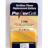 Powercell 2.4V 910mAh NiMH Cordless Phone Battery HHR-P105 | T390