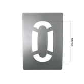 Dy-Mark - Zinc Stencil 0-9 100mm | 13801100