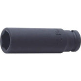 Action 12mm 1/4" Drive 6-point Metric Deep Magnetic Slide Impact Socket
