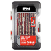 P&N - Drill Jobber Set M35 Hss-Co 25+1Pc W/Csink P&N | 149060006