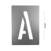 Dy-Mark - Zinc Stencil A-Z 150mm | 13811150