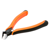 Bahco - ERGO Plier - Oblique Cutter - 20 Deg Angle Head - 119mm - ERGO Sleeves with Opening Spring - Flush Cut | 4231