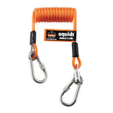 Ergodyne - Lanyard Coiled Cable, 2.3kg Orange 3130 | ER19131