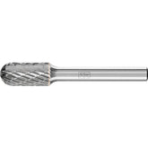 PFERD - Dia. 10 x 20mm Tungsten Carbide High-Performance Burr Tough Cylindrical with Radius End Wrc Shank Dia. 6.35mm Impact-Resistant | 21722212