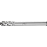 PFERD - Dia. 6.35 x 15.9mm Tungsten Carbide High-Performance Burr Alu Cylindrical with Radius End Wrc Shank Dia. 6.35mm for Aluminium/Non-Ferrous Metals | 21724395