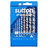 Sutton Tools - 1-10mm Drill D220 Sm10 Jobber HSS XP Bullet Set 10Pc | D220SM10