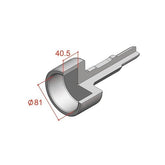 Action - 80 x 200mm 30mm Hex Shank Star Picket Driver | 22619200
