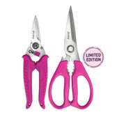 Sterling Pink Black Panther Industrial Snips & Kitchen Shears Combo Pack 29-721PC1