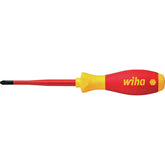 Wiha - Slimfix Screwdriver, Pozidrive Pz1 x 80mm, Softfinish, VDE 1000V Insulated | WH-39566