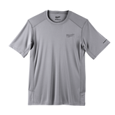 Milwaukee - WORKSKIN Lightweight Shirt Short Sleeve Grey - M | 414G-M