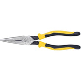 Klein Tools - 8" Journeyman HD Long-Nose Plrs Side-Cut & | A-J203-8N