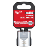 Milwaukee - 3/8" Drive Socket Metric Standard 24mm | 45348024