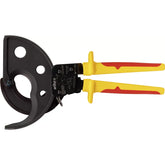 Wiha - Cable Cutter Electric Up To 500 mmâ² With Ratchet Mechanism, VDE 1000V Insulated | WH-46675
