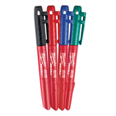 Milwaukee - INKZALL™ Fine Tip Markers Multi 4pk | 48223106