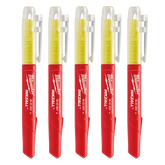 Milwaukee - Inkzall Jobsite Highlight - Yellow 5pk | 48223201