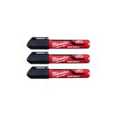 Milwaukee - INKZALL™ L Chisel Tip Mrkr 6.2mm Blk 3pk | 48223250