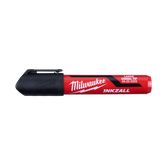 Milwaukee - Inkzall L Chisel Tip Mrkr 6.2mm Blk 12pk | 48223255