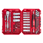 Milwaukee - 1/4" Drive 42 Piece Premium Metric Socket, Bit & Wrench Set | 48229198