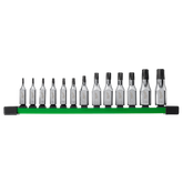 Milwaukee - 13pc 1/4" and 3/8" Drive Torx Bit Socket Set | 48229532