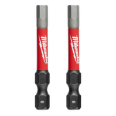 Milwaukee - SHOCKWAVE Power Bit Hex 6mm 50mm (2") 2PK | 48324738