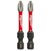 Milwaukee - SHOCKWAVE Power Bit Phillips #2 50mm (2") 2pk | 48324962