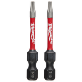 Milwaukee - SHOCKWAVE Power Bit Torx T10 50MM (2") 2pk | 48324982