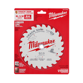 Milwaukee - 165mm 6-1/2" 24T Wood Track Saw Blade General Purpose | 48400624