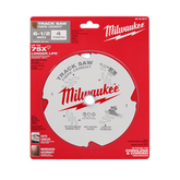 Milwaukee - 160mm 6-1/2" 4T Fibre Cement Track Saw Blade PCD | 48400670