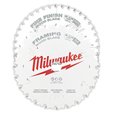 Milwaukee - 6-1/2" 165mm Wood Circular Saw Blade Set - 24T Framing & 40T Fine Finish | 48418632