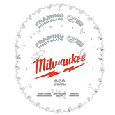 Milwaukee - 7-1/4" 184mm 24T Wood Circular Saw Blade Framing 2 Pack | 48418721