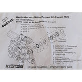 Powerblast - Repair kit AQ - Sleeves with Brass Parts for WS-RP Pump | 486040