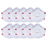 Milwaukee - N95 Disposable Valved Respirators 10 Pack | 48734014