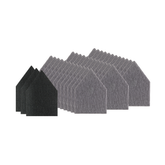 Milwaukee - Milwaukee® Assorted Hook And Look Net Sandpaper 36Pk (12) 80 Grit (12) 120 Grit (12) 180 Grit + (3) Free Pad Saver (ONLY compatible with M12 FUEL Orbital Sander M12FDSS0) | 48805406