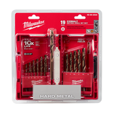 Milwaukee - RED HELIX™ Cobalt Drill Bit 19Pc Set
1mm, 1.5mm, 2mm, 2.5mm, 3mm, 3.5mm, 4mm, 4.5mm, 5mm, 5.5mm, 6mm, 6.5mm, 7mm, 7.5mm, 8mm, 8.5mm, 9mm, 9.5mm, 10mm | 48892530