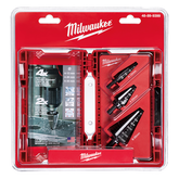 Milwaukee - Jam-Free Step Drill Set
(1) 4-12mm, (1) 4-20mm, (1) 6-35mm | 48899399