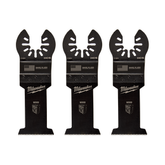 Milwaukee - 35mm (1 3/8") High Carbon Steel Wood Blades 3Pk, Open-Lok™ | 49251103
