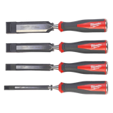 Milwaukee - 4pc Beveled Edge Chisel Set | 4932479897