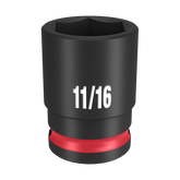 Milwaukee - SHOCKWAVE 3/8" Drive 11/16" Standard 6 Point Impact Socket | 49666109