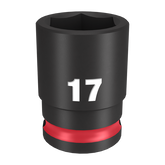 Milwaukee - Shockwave 3/8" Drive 17mm Standard 6 Point Impact Socket | 49666141