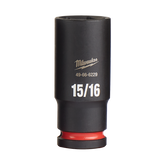Milwaukee - Shockwave 1/2" Drive 15/16" Deep 6 Point Impact Socket | 49666229