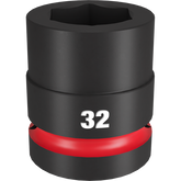 Milwaukee - SHOCKWAVE 1" Drive 32mm Standard 6 Point Impact Socket | 49666597