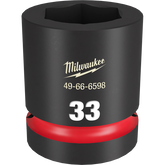 Milwaukee - SHOCKWAVE 1" Drive 33mm Standard 6 Point Impact Socket | 49666598