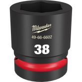 Milwaukee - SHOCKWAVE 1" Drive 38mm Standard 6 Point Impact Socket | 49666602