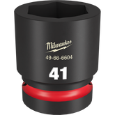Milwaukee - SHOCKWAVE 1" Drive 41mm Standard 6 Point Impact Socket | 49666604