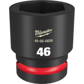 Milwaukee - SHOCKWAVE 1" Drive 46mm Standard 6 Point Impact Socket | 49666606