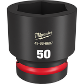 Milwaukee - SHOCKWAVE 1" Drive 50mm Standard 6 Point Impact Socket | 49666607